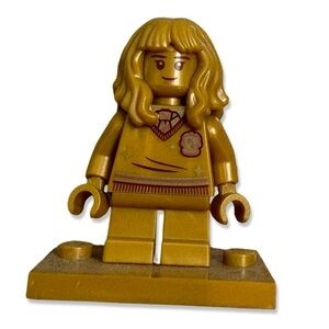 LEGO Hermione Minifigure with PearlGold Outfit and Hair 20th ANNIVERSARY Edition